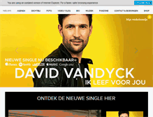 Tablet Screenshot of davidvandyck.be